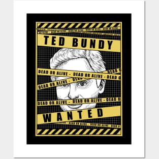 Ted Bundy Wanted Posters and Art